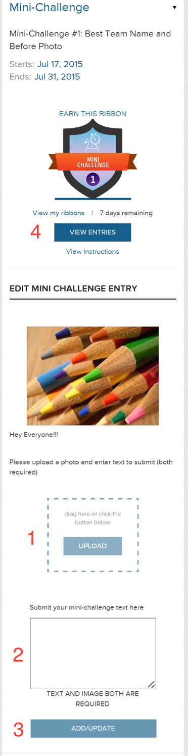 WW Mini-Challenge Instructions